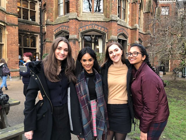 Congratulations To Our Champion Debaters Mia Toni Beth And Kim For Making It To The Debating Finals At The Oxford University Union
