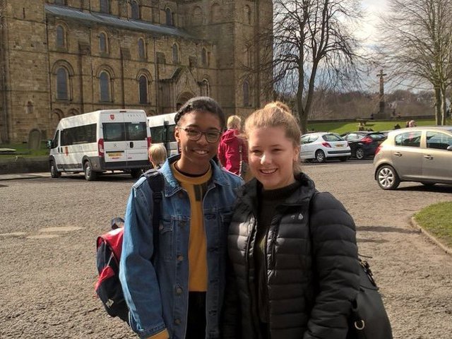 Ayanah And Georgia Won The Novice Final In Durham University S Schools Debating Competition Cropped